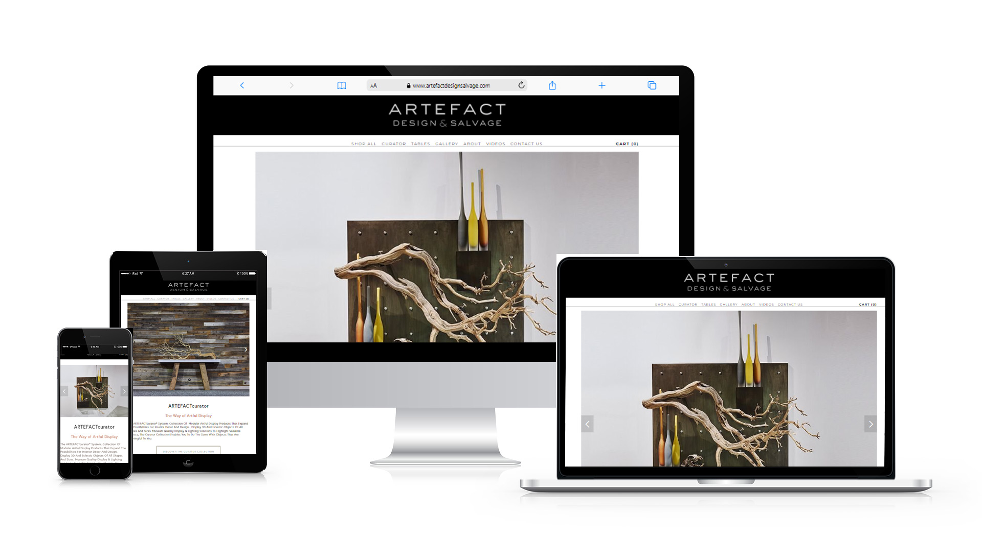 Artefact-simulation-website